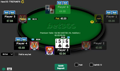 Cách chơi game Poker tại nhà cái Bet365